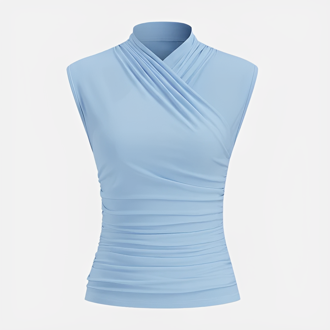 Mireya - Trendy Cross Neck Top
