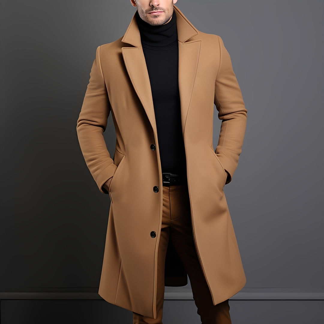 Kévin - Traditional and cozy coat in extended length