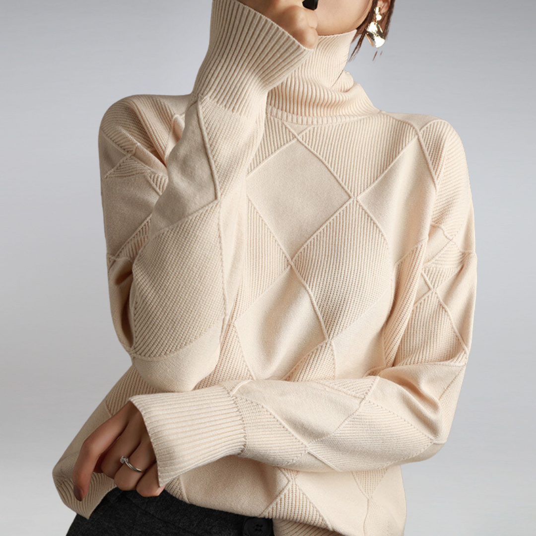 Camille - Trendy and cozy turtleneck sweater