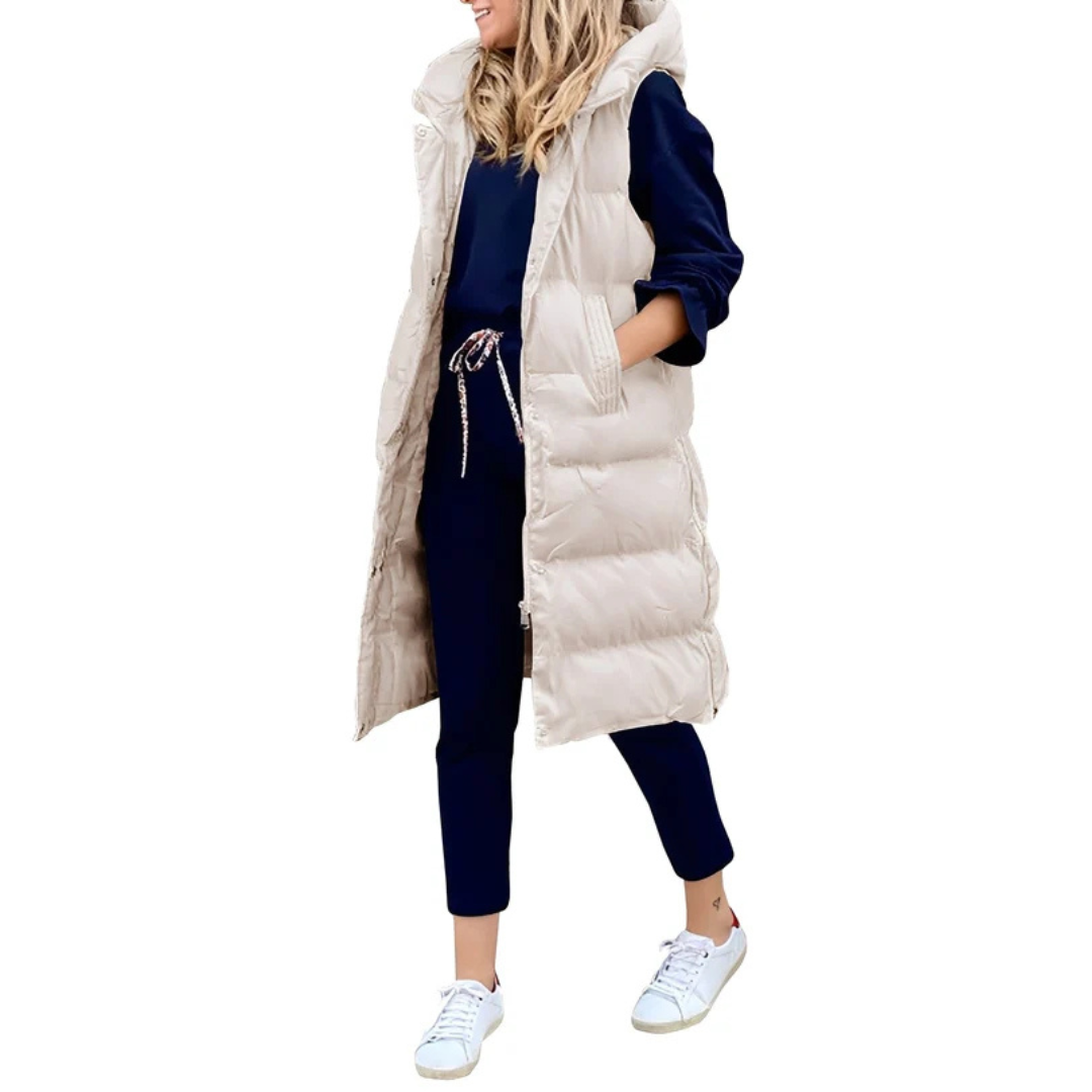 Amilia - Warm and chic sleeveless coat