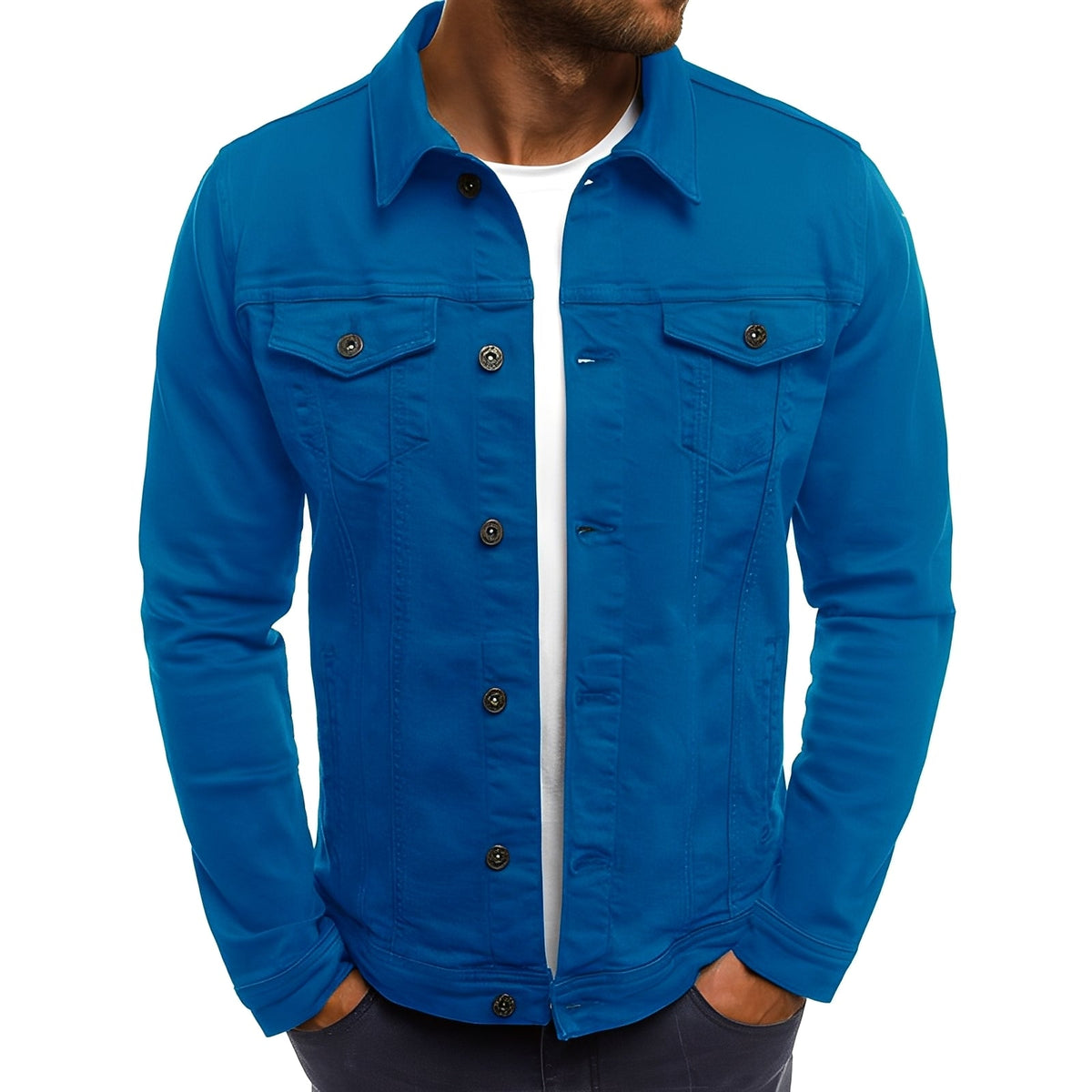 Steven - Resilient jacket with pockets