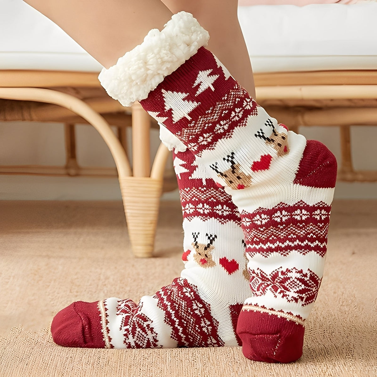 Kassia - Fashionable and warm holiday socks