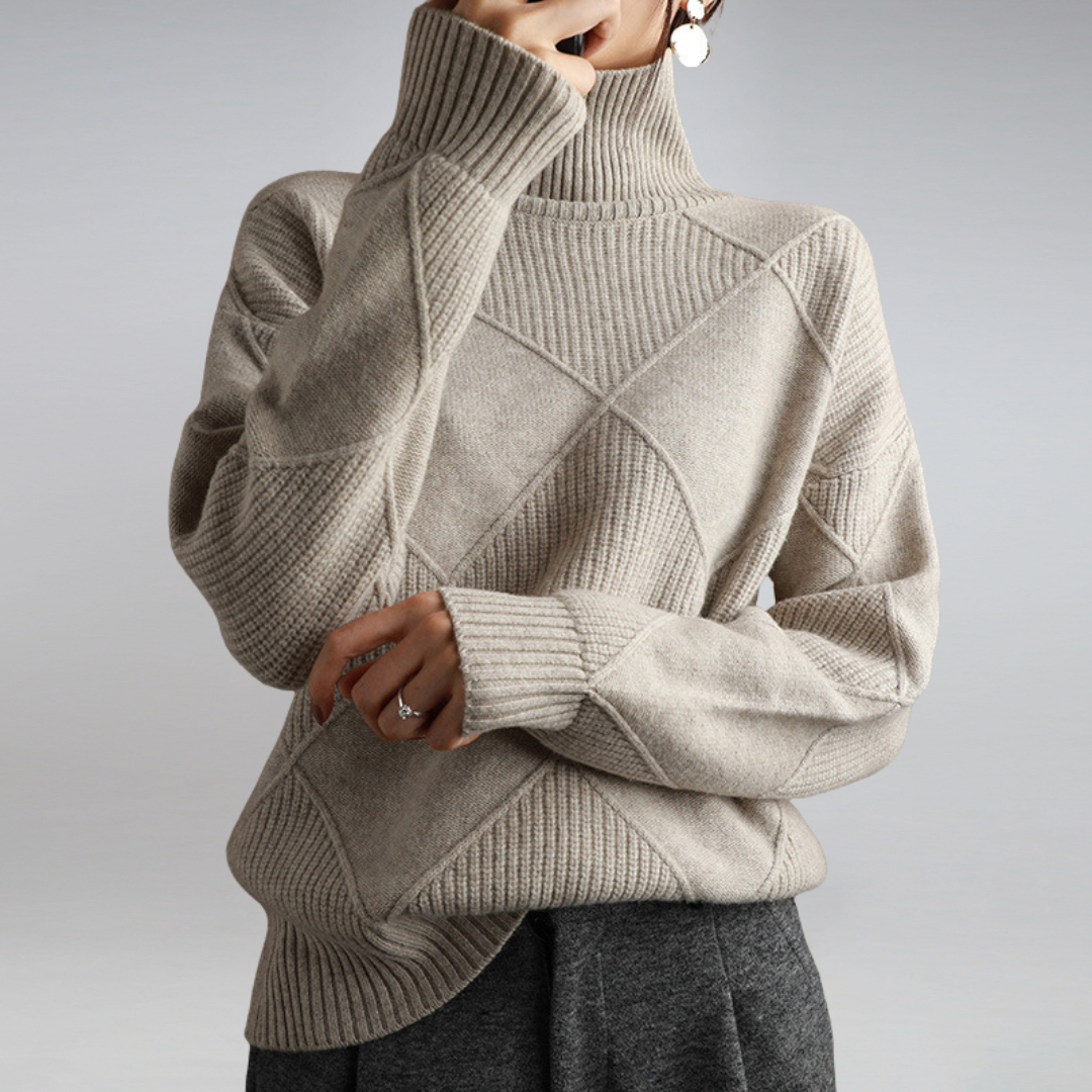 Camille - Trendy and cozy turtleneck sweater