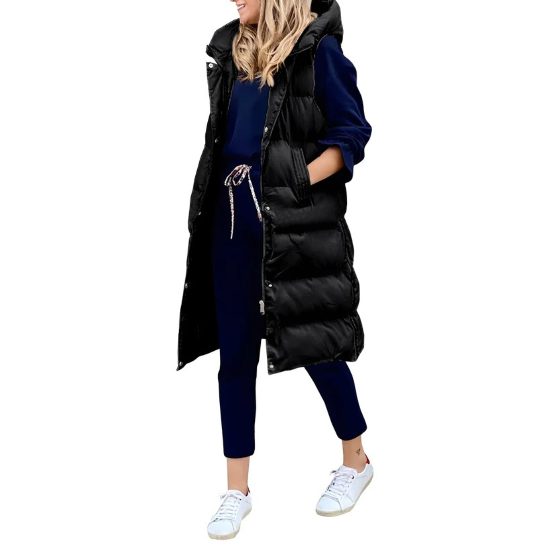 Amilia - Warm and chic sleeveless coat