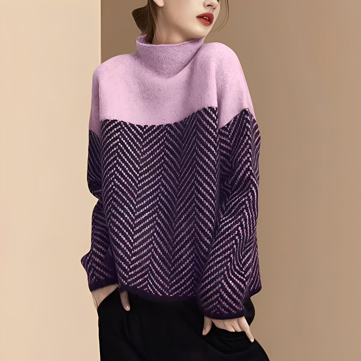 Maryann - Elegant and soft turtleneck sweater