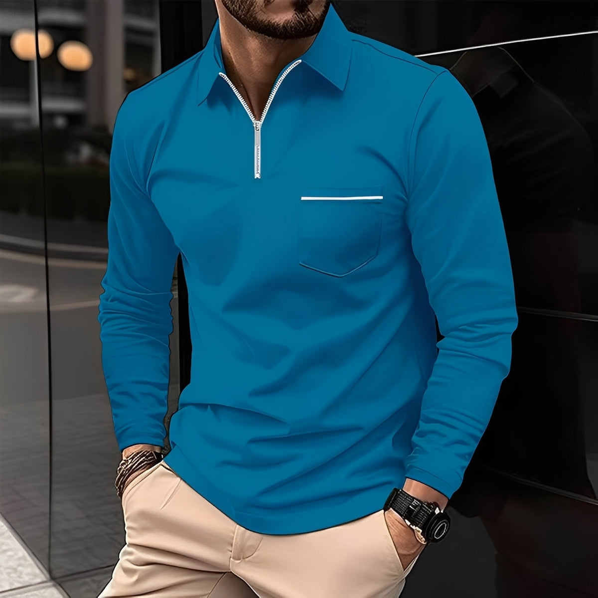 Florent - Casual long-sleeve shirt