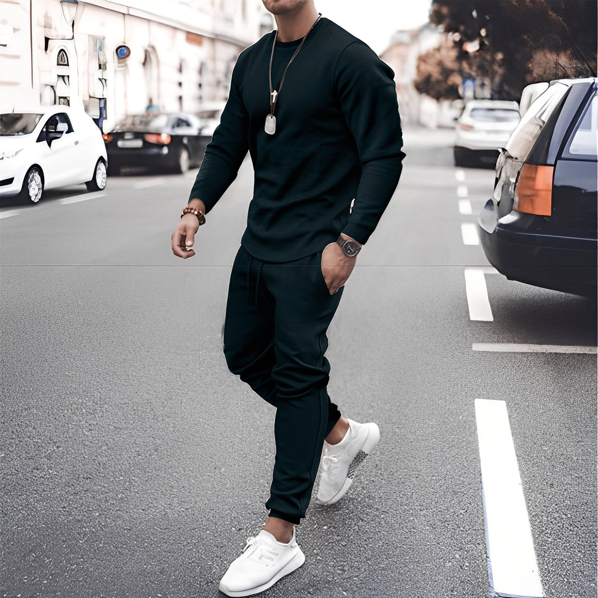 Dwayne - Comfortable and warm pants set