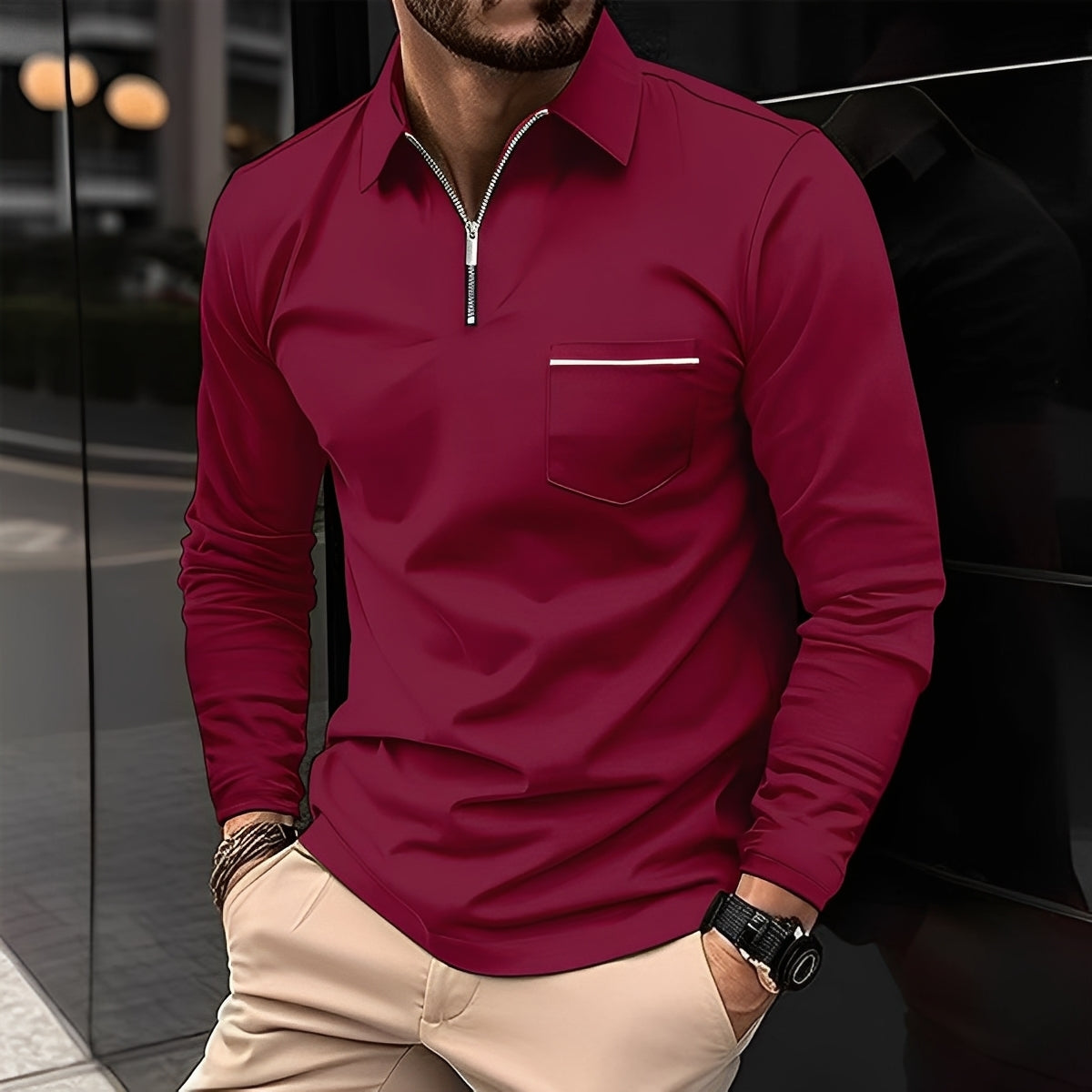 Florent - Casual long-sleeve shirt