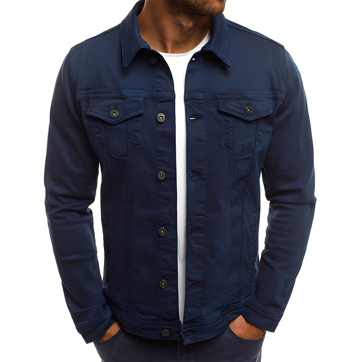 Steven - Resilient jacket with pockets