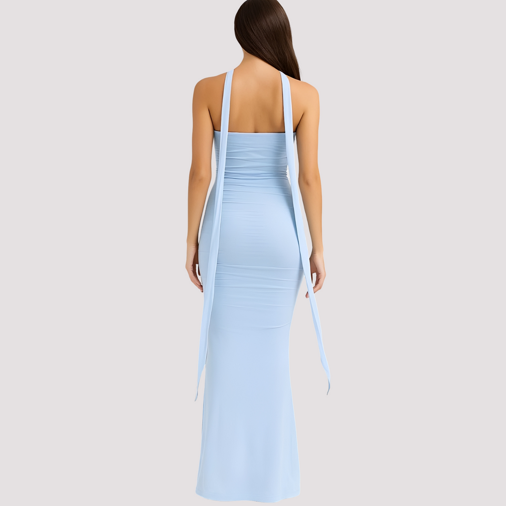 Antonia - Elegant Slim Fit Choker Dress