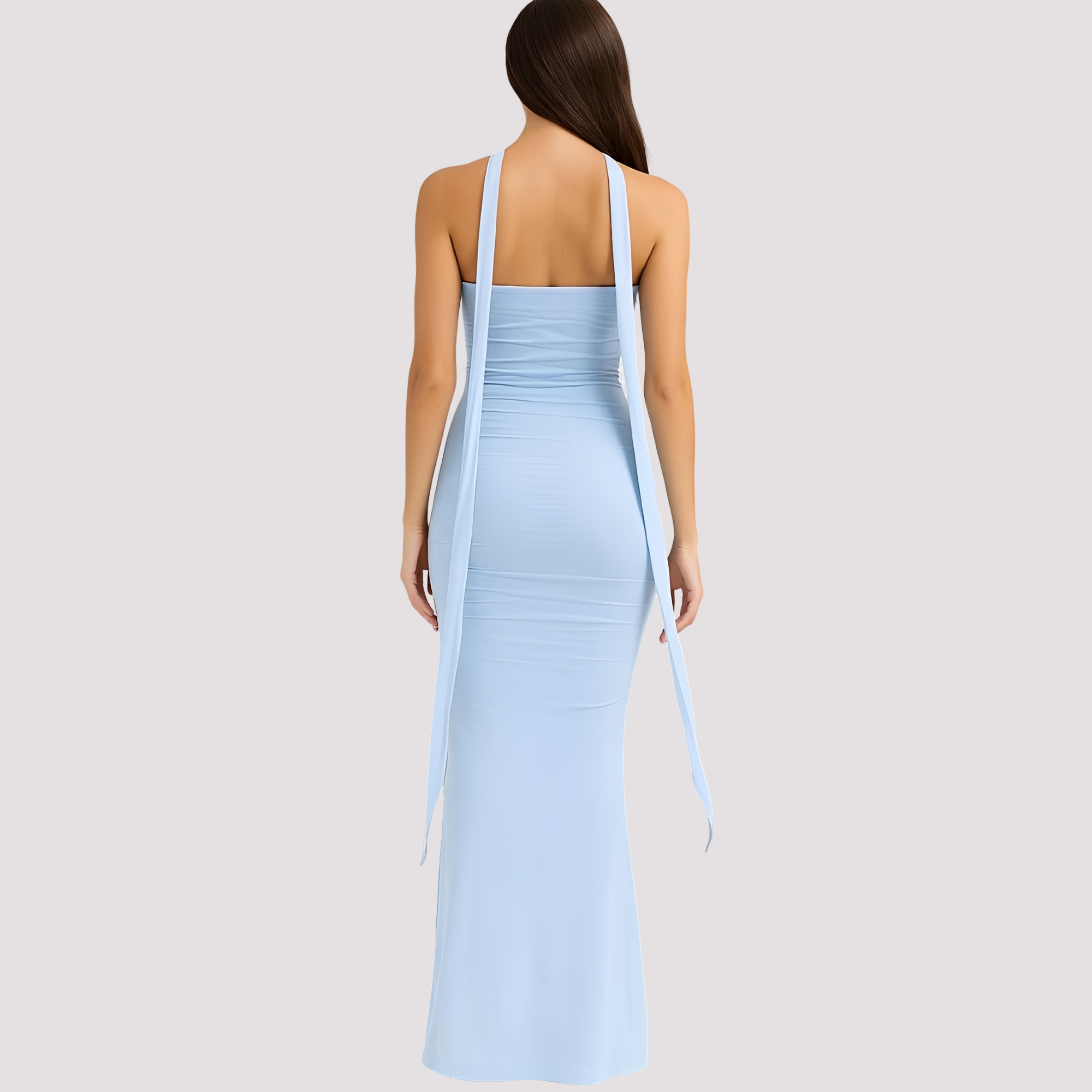 Antonia - Elegant Slim Fit Choker Dress