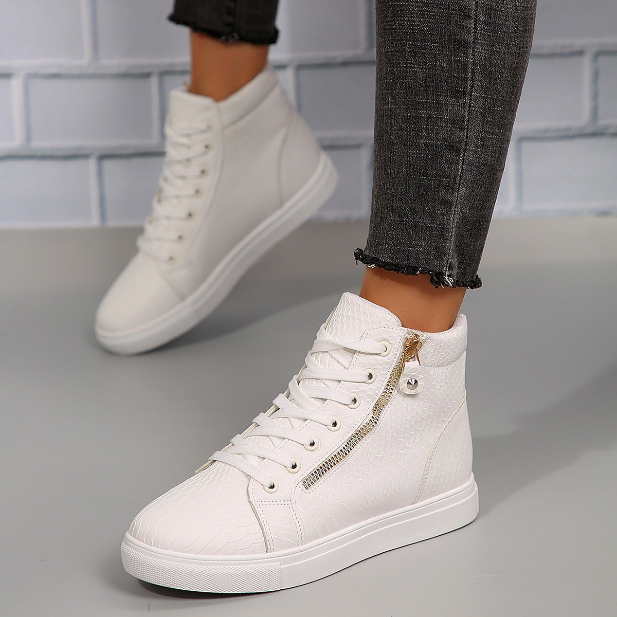 Daniella - Stylish Sneakers with Zipper for Women