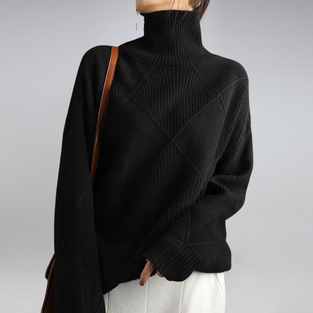 Camille - Trendy and cozy turtleneck sweater