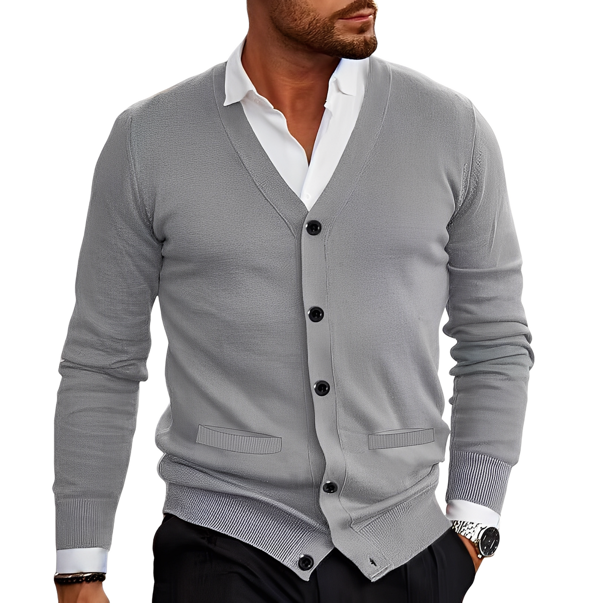Holden - Cozy and warm button jacket