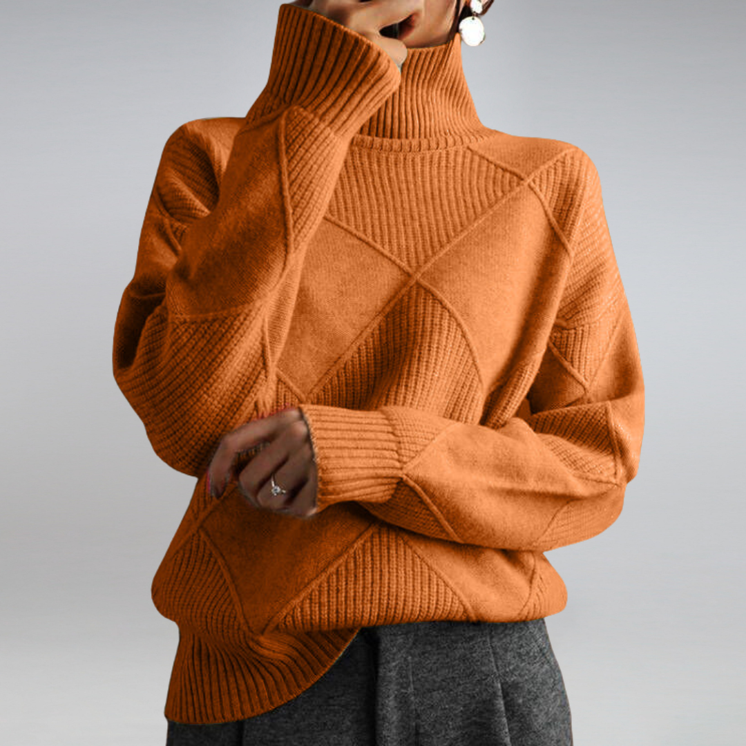 Camille - Trendy and cozy turtleneck sweater