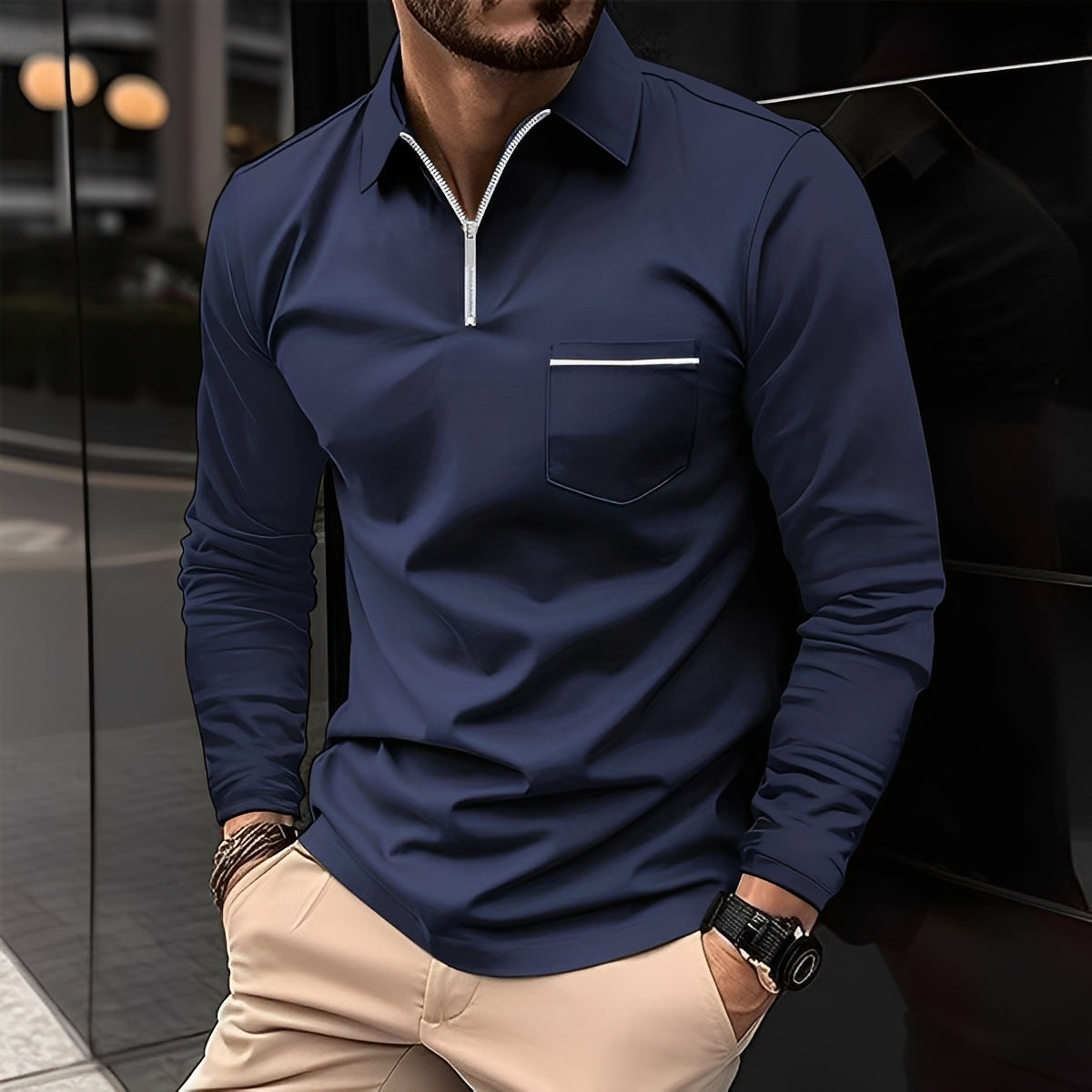 Florent - Casual long-sleeve shirt