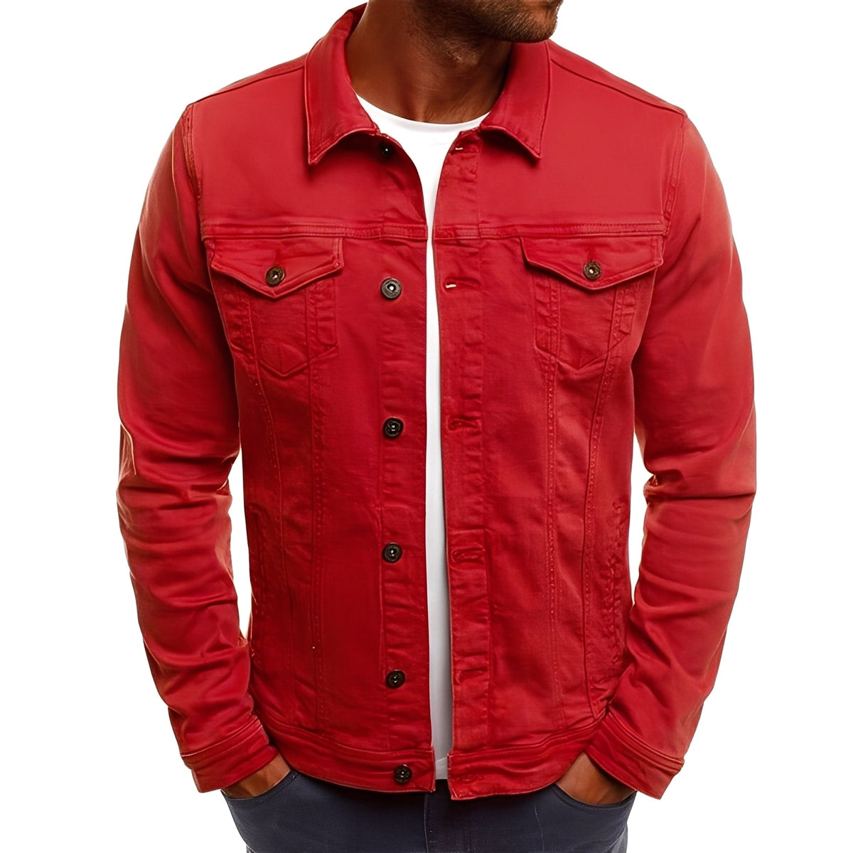 Steven - Resilient jacket with pockets