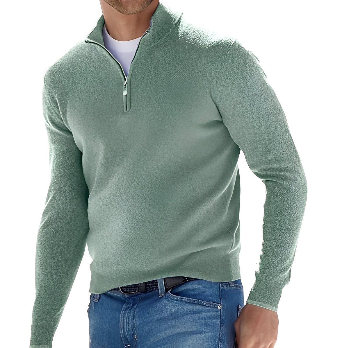 Ralph - Cozy sweater with half zipper
