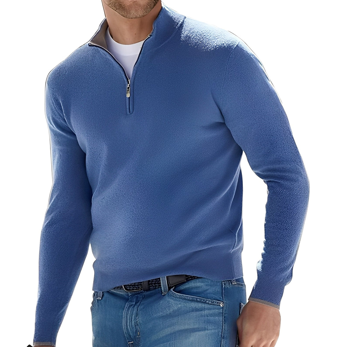 Ralph - Cozy sweater with half zipper