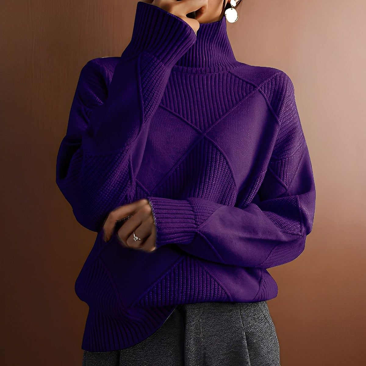 Morgan - Modern turtleneck sweater