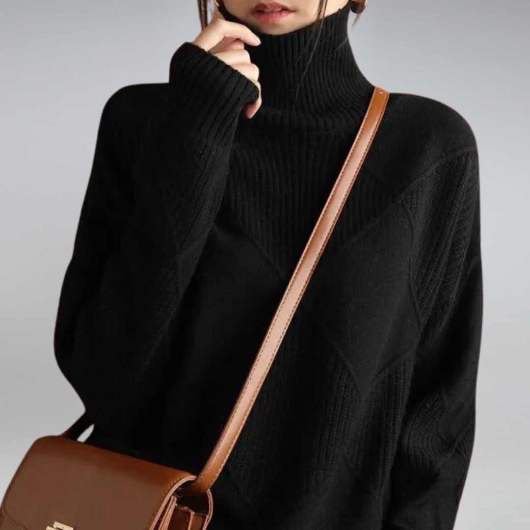 Camille - Trendy and cozy turtleneck sweater