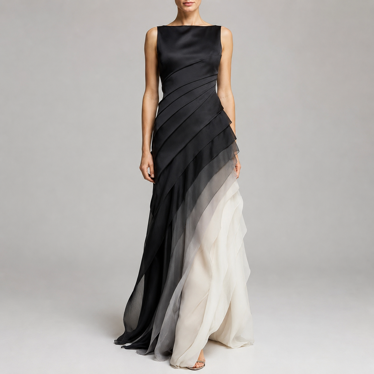 Celeste - Elegant multilayer evening dress for women