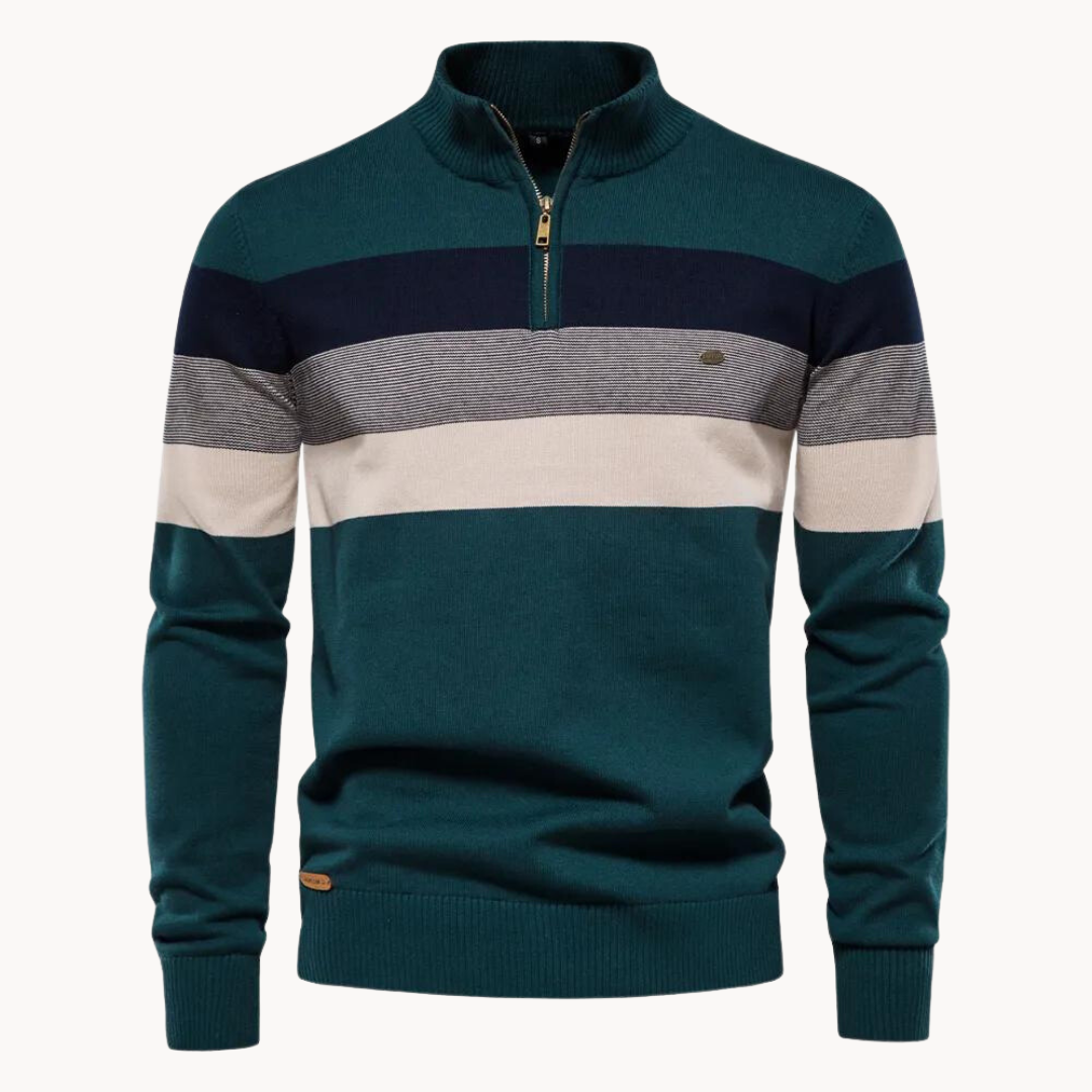 Aurullo - Cozy half-zip sweater