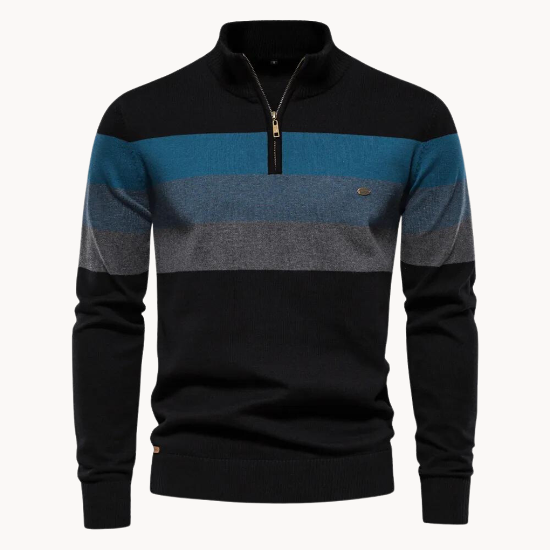 Aurullo - Cozy half-zip sweater