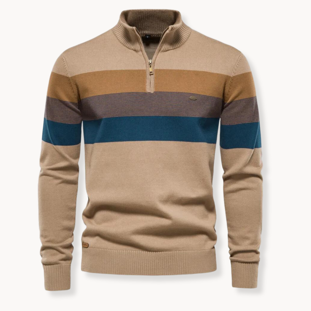 Aurullo - Cozy half-zip sweater