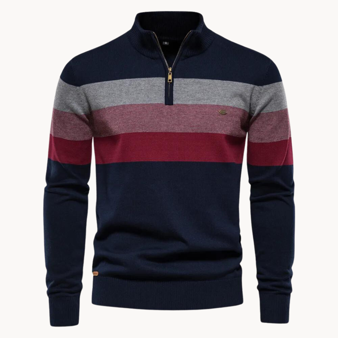 Aurullo - Cozy half-zip sweater