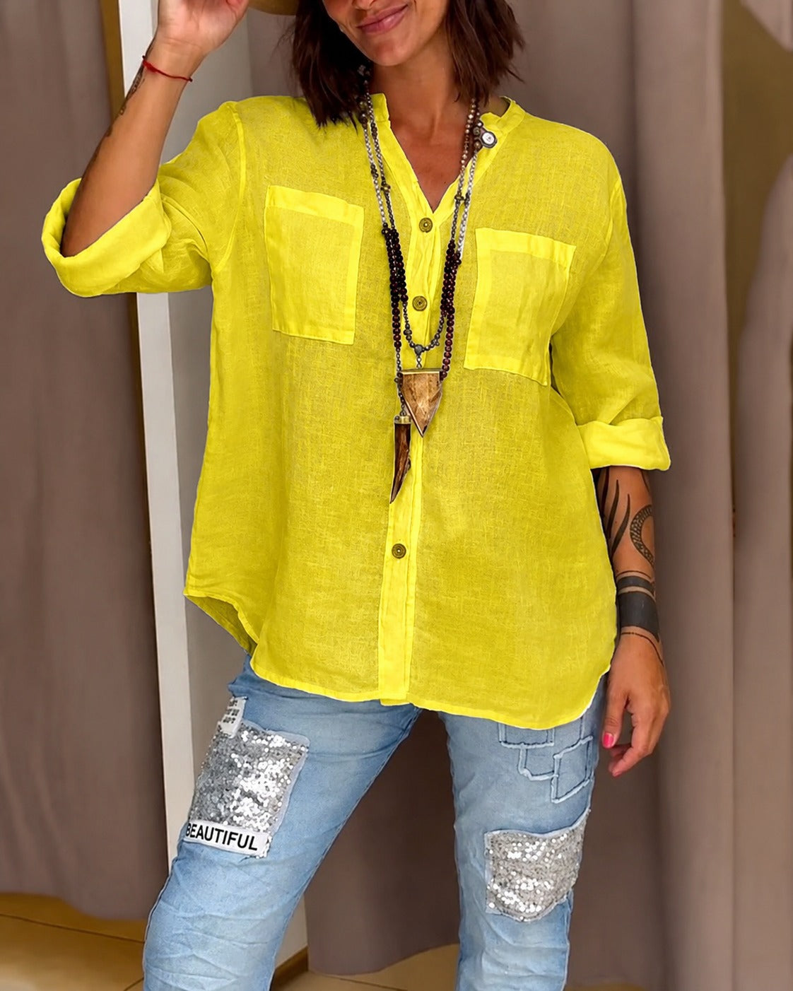 Farrah - Casual Loose Shirt