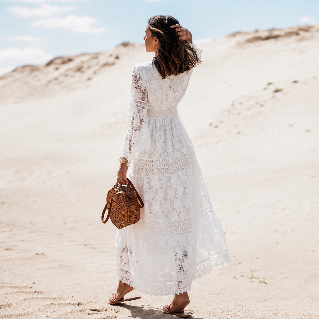 Betty - Stylish Flowy Boho Maxi Dress