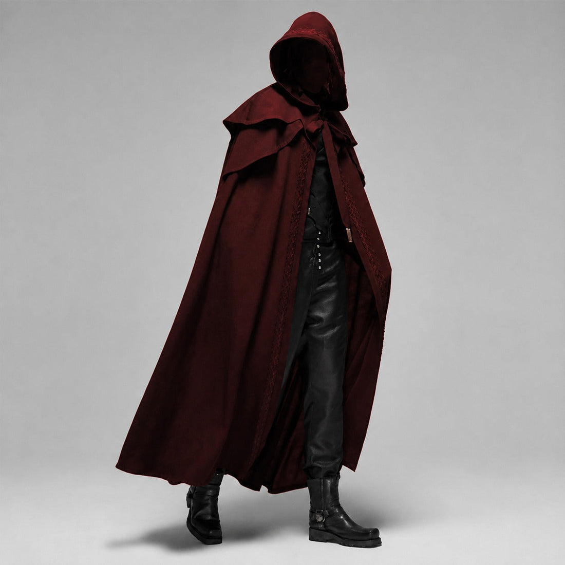 Lucien - Stylish Hooded Cape in Gothic Style
