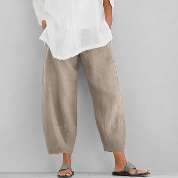 Alethea - Casual, loose-fitting summer pants