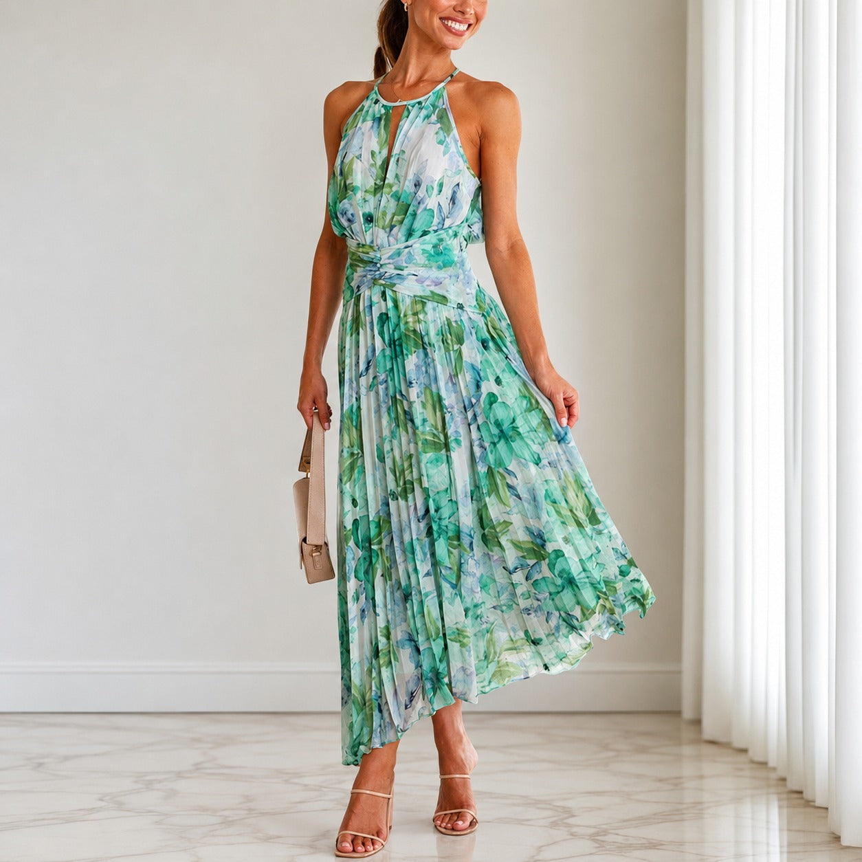Emaan - Stylish Floral Maxi Dress