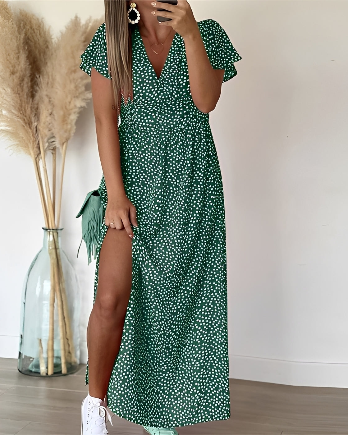Kathleen - Casual Split Maxi Dress