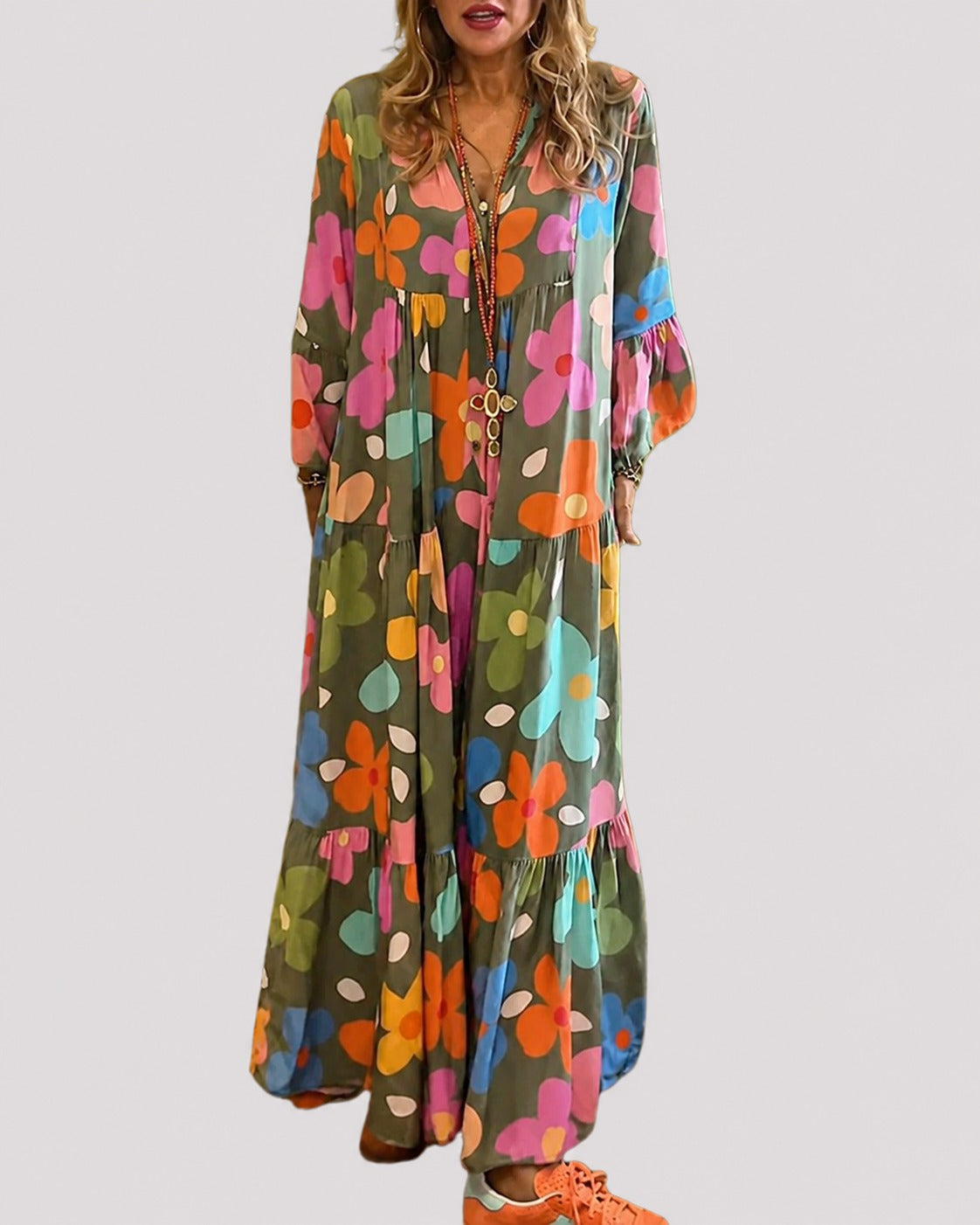 Alana - Loose Colorful Dress