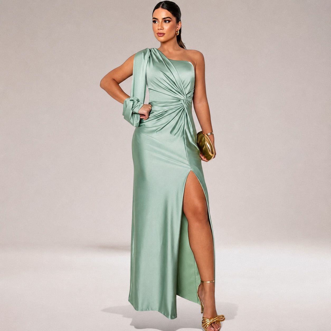 Marianne - Elegant One Shoulder Dress