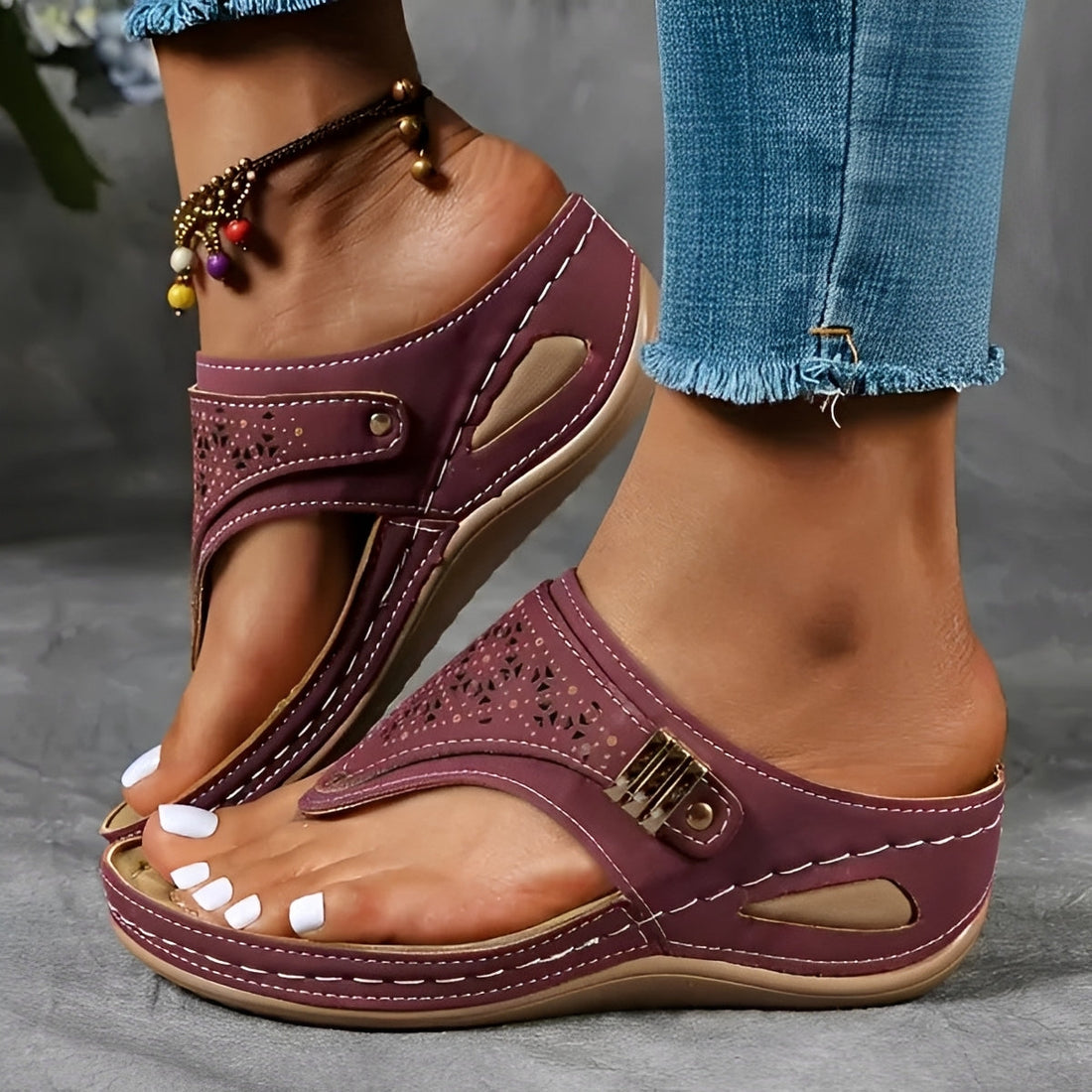 Marcel - Stylish Wedge Sandals