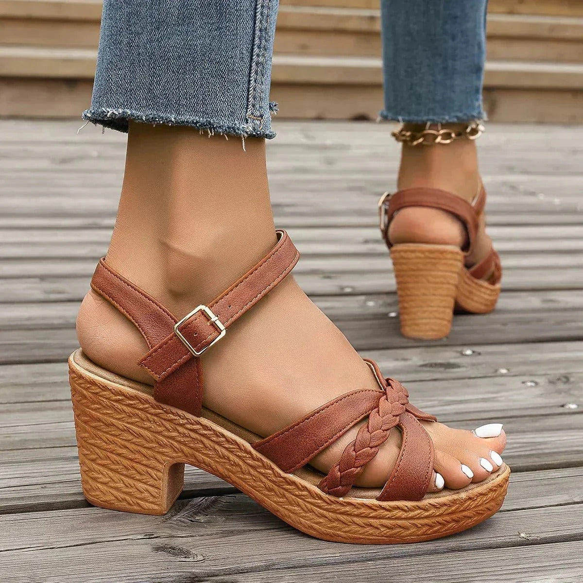 Ffion - Stylish Chunky Sandals