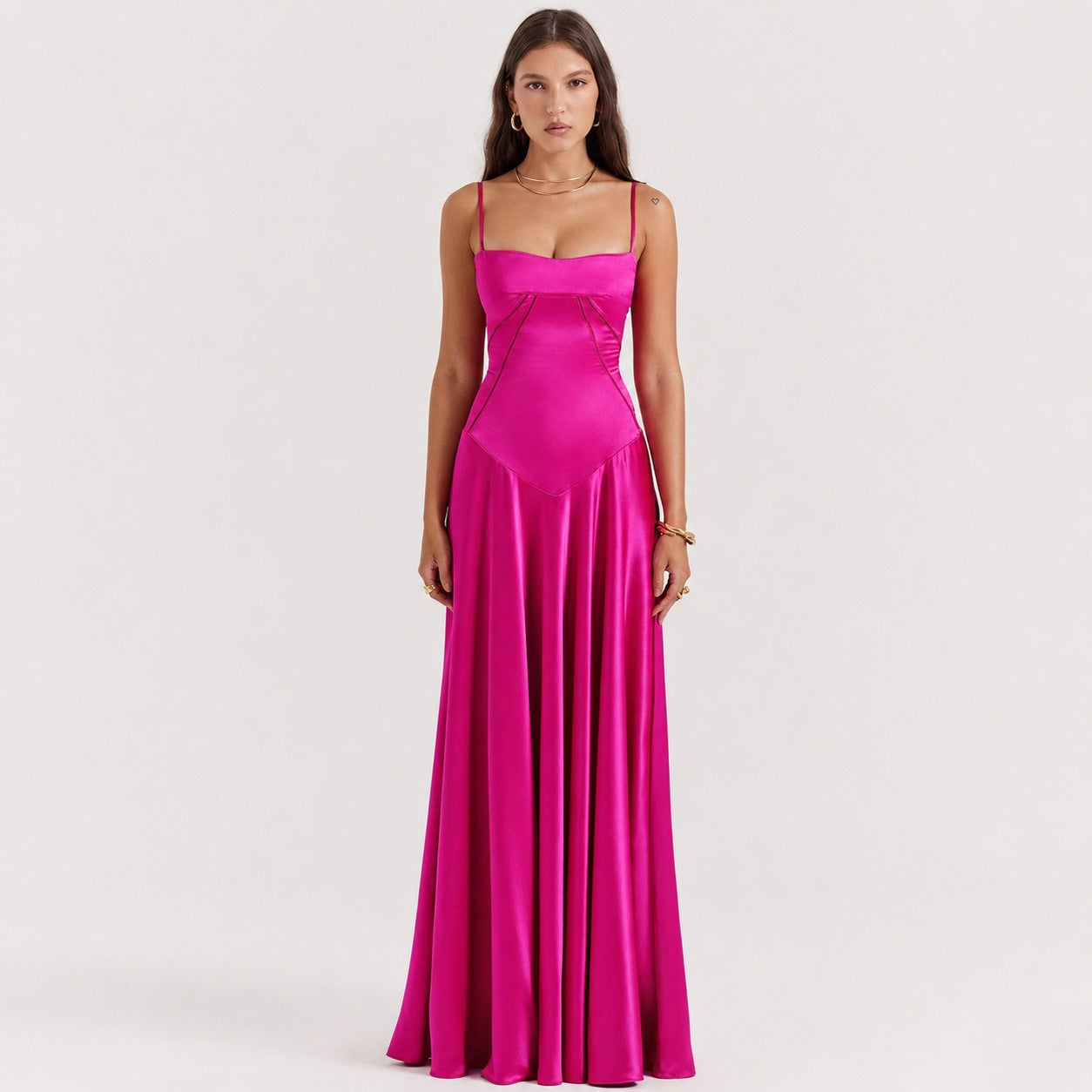 Jazmine - Stylish Slim Maxi Dress
