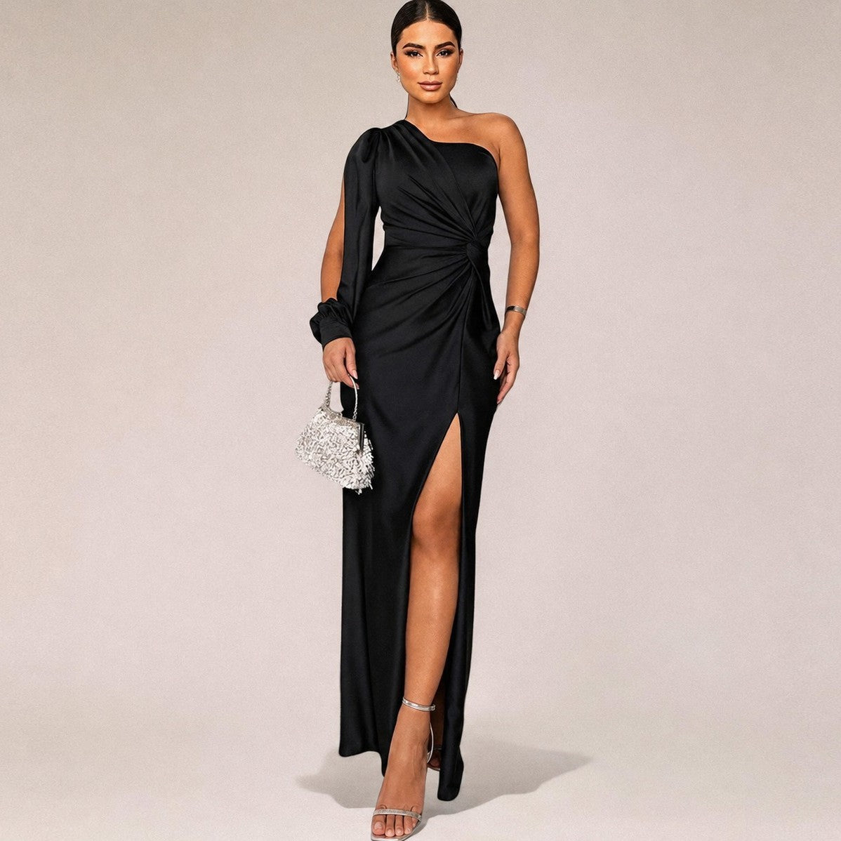 Marianne - Elegant One Shoulder Dress