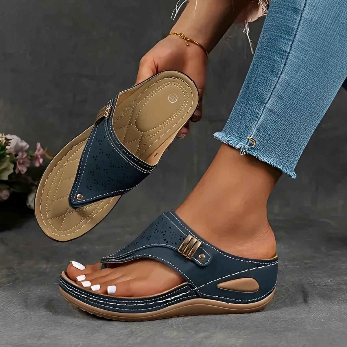 Marcel - Stylish Wedge Sandals
