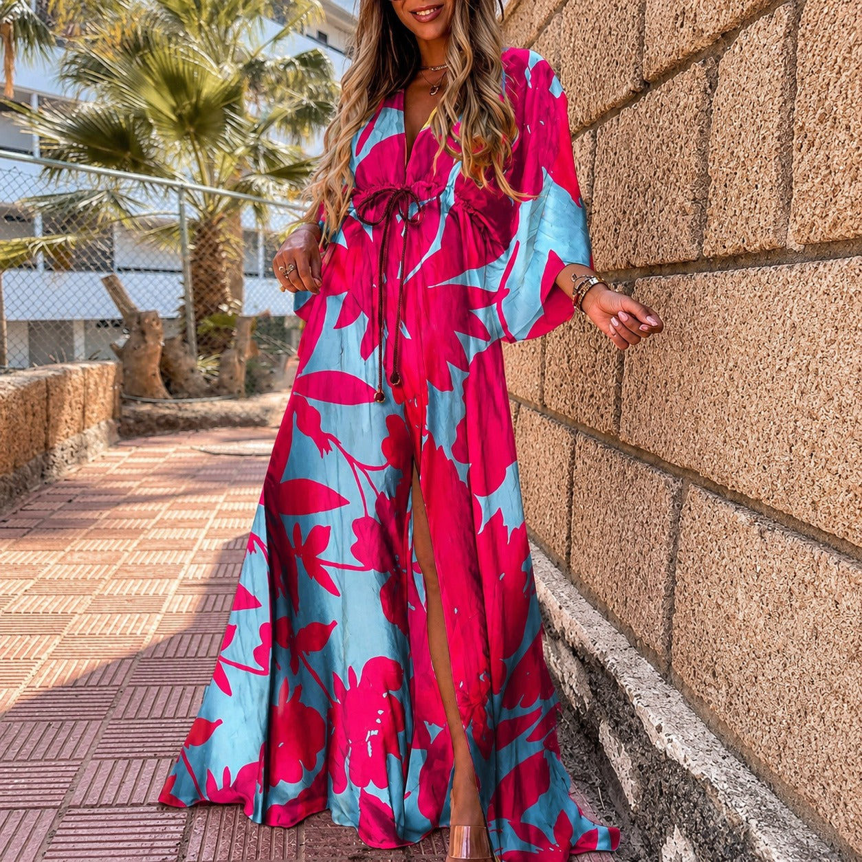 Janice - Stylish Colorful Maxi Dress