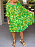 Jamie - Loose Bell Sleeve Dress