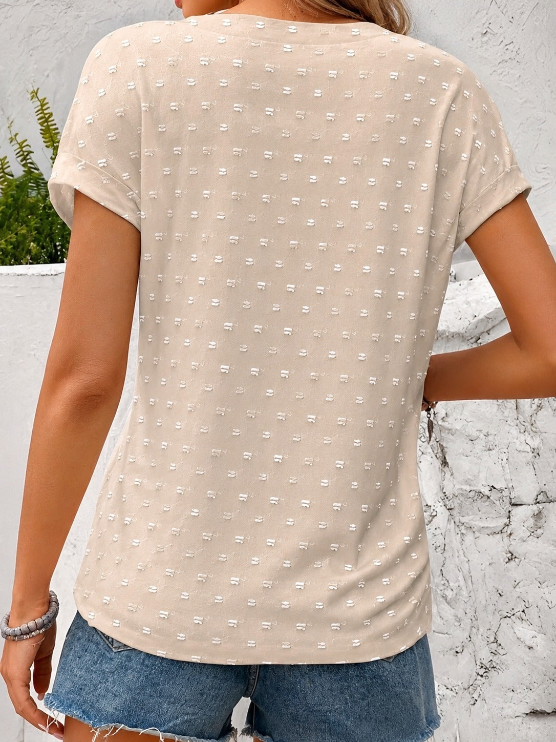 Cardena - Stylish Drop Shoulder Blouse