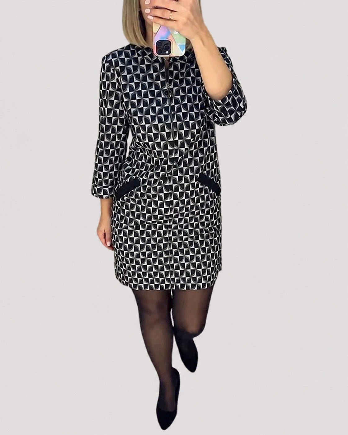 Michelle - Stylish Long Sleeved Dress