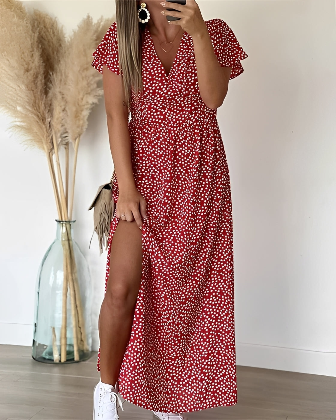 Kathleen - Casual Split Maxi Dress