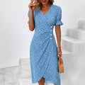 Gabriella - Stylish Floral Irregular Dress