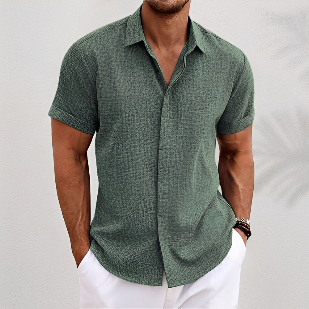 Oberon - Light Short Sleeve Shirt for Men